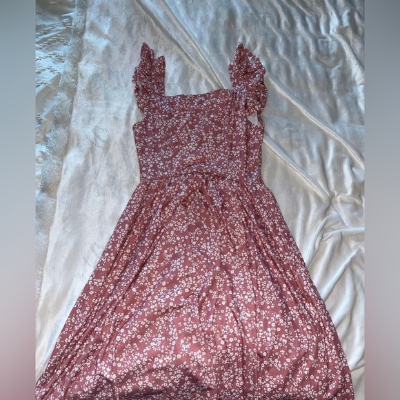 Pink Floral Mini Sundress! - Picture 2 of 4